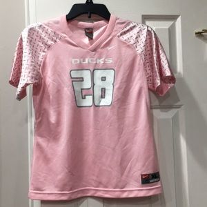 Nike Oregon Ducks pink jersey